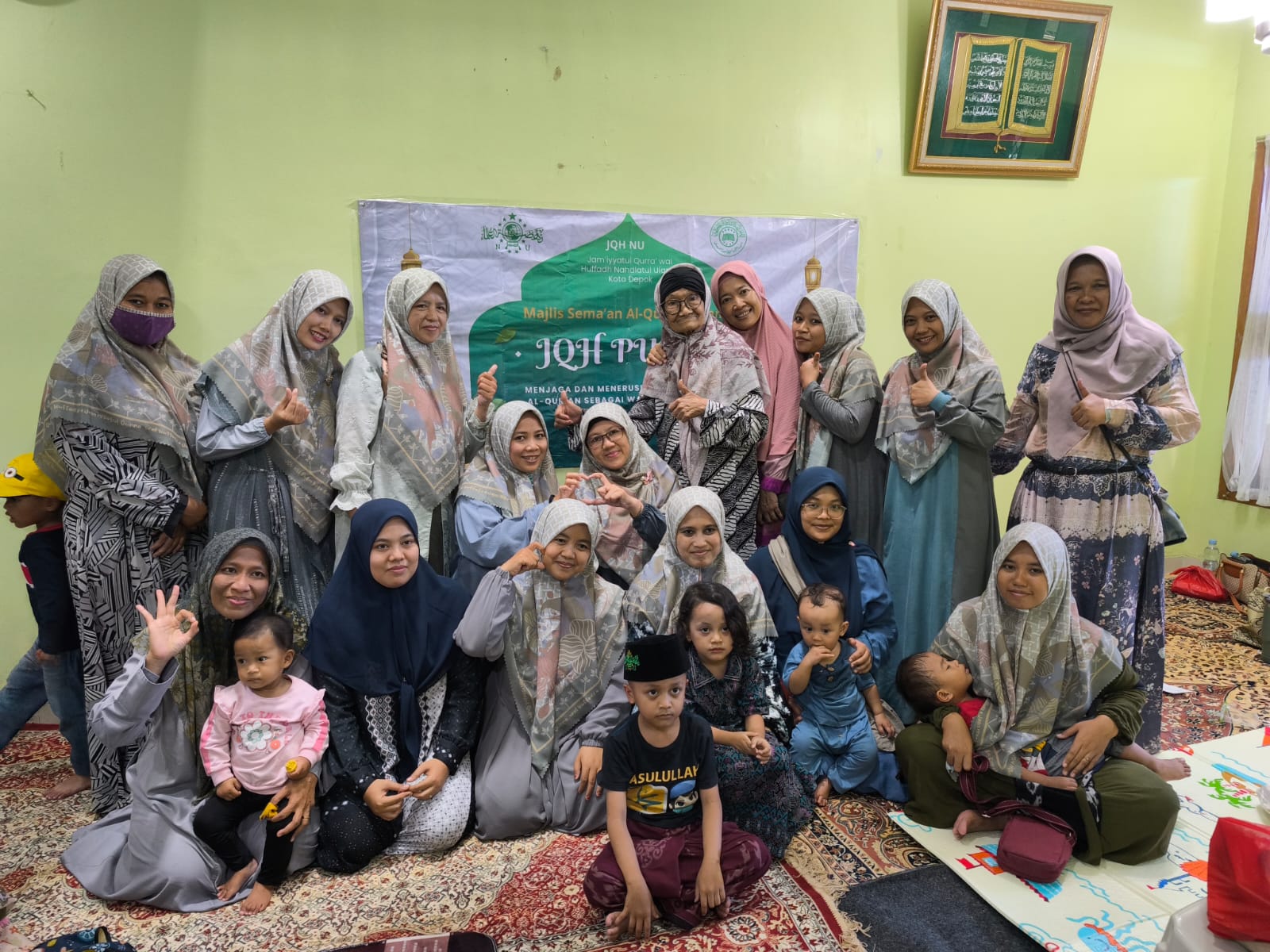 JQH NU Putri Kota Depok Gelar Sima’an dan Khatam Al-Qur’an, Angkat Tema Keberkahan